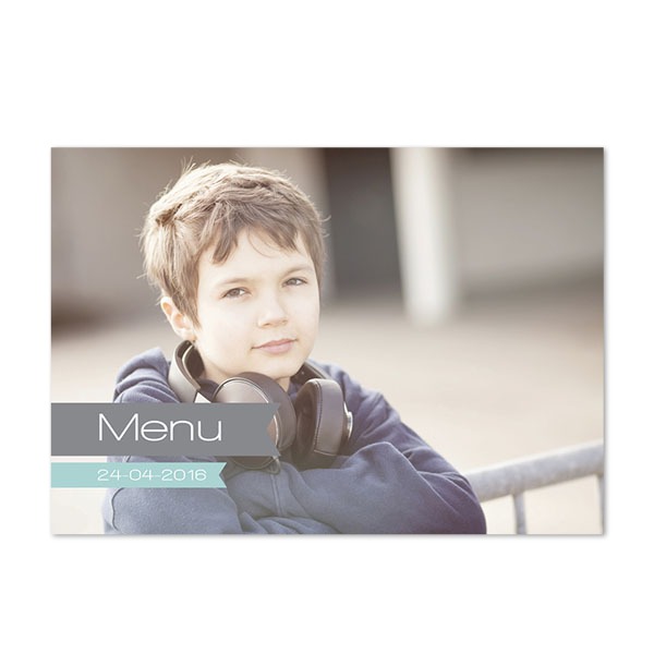 Faire-part 1 volet Paysage 14,3 x 10 cm