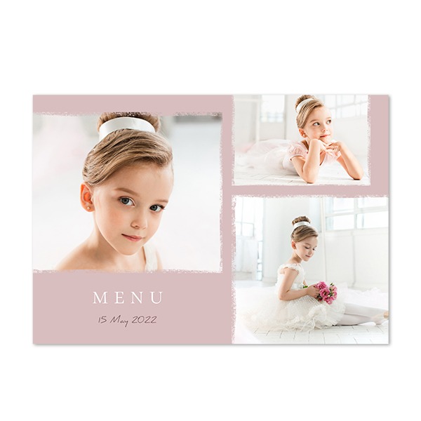 Faire-part 1 volet Paysage 14,3 x 10 cm Faire-part 1 volet Paysage 14,3 x 10 cm