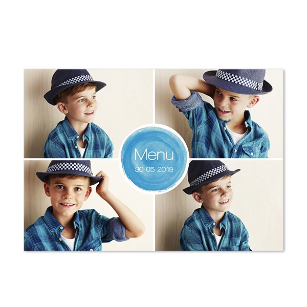 Faire-part 1 volet Paysage 14,3 x 10 cm