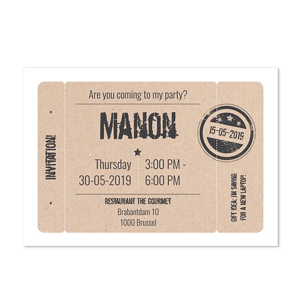 Grusskarte Querformat 14,3 x 10 cm