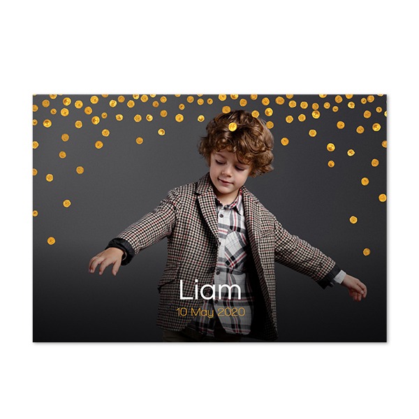 Faire-part 1 volet Paysage 14,3 x 10 cm