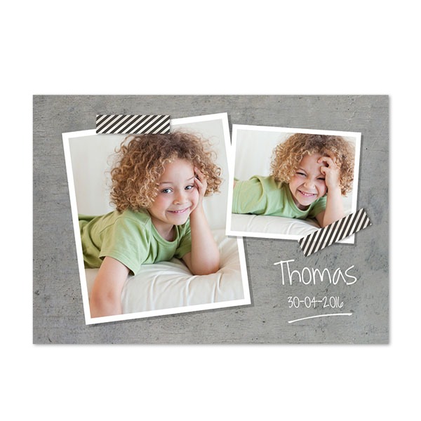 Faire-part 1 volet Paysage 14,3 x 10 cm