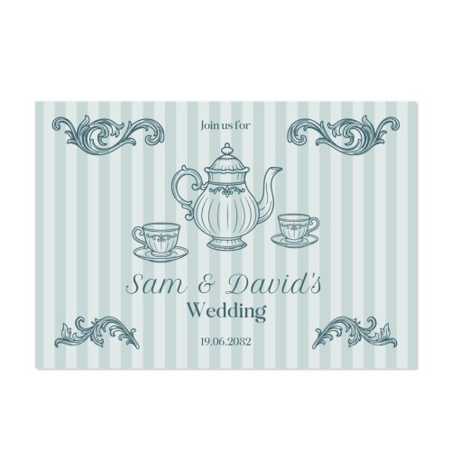 Faire-part 1 volet Paysage 14,3 x 10 cm