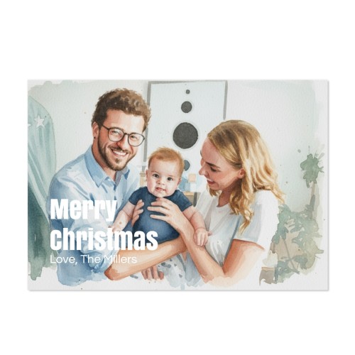 Faire-part 1 volet Paysage 14,3 x 10 cm