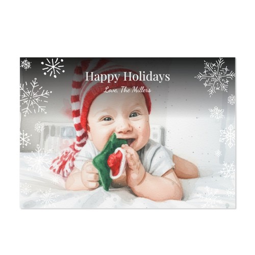 Faire-part 1 volet Paysage 14,3 x 10 cm