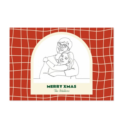 Faire-part 1 volet Paysage 14,3 x 10 cm