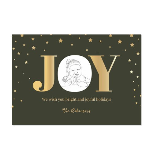 Faire-part 1 volet Paysage 14,3 x 10 cm