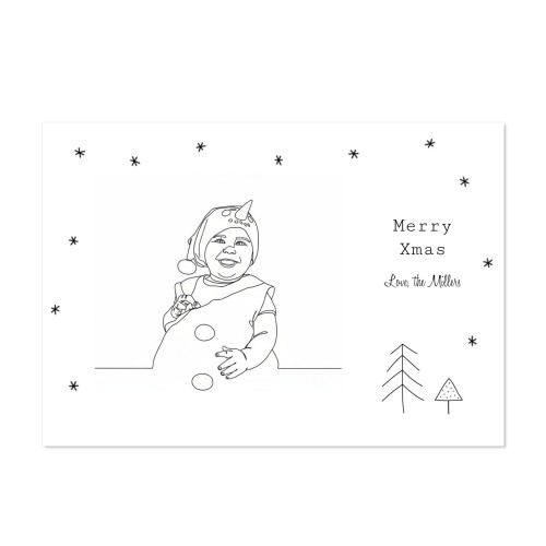 Faire-part 1 volet Paysage 14,3 x 10 cm Faire-part 1 volet Paysage 14,3 x 10 cm