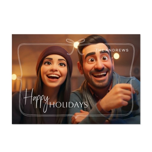 Faire-part 1 volet Paysage 14,3 x 10 cm