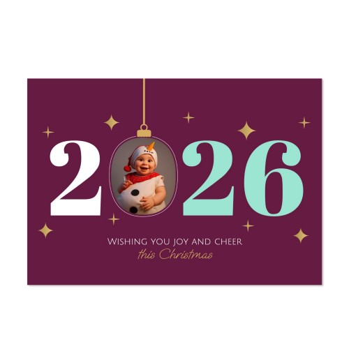 Faire-part 1 volet Paysage 14,3 x 10 cm