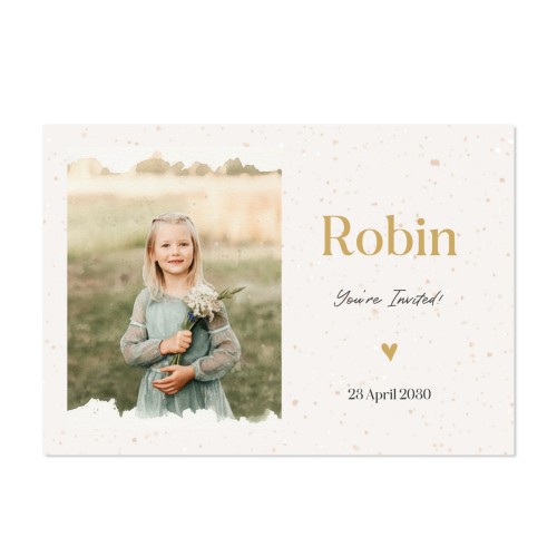 Neutral Terrazzo Heart