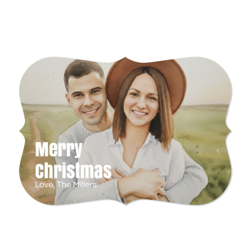 Single card with brackets Landscape 14,3 x 10 cm Single card with brackets Landscape 14,3 x 10 cm
