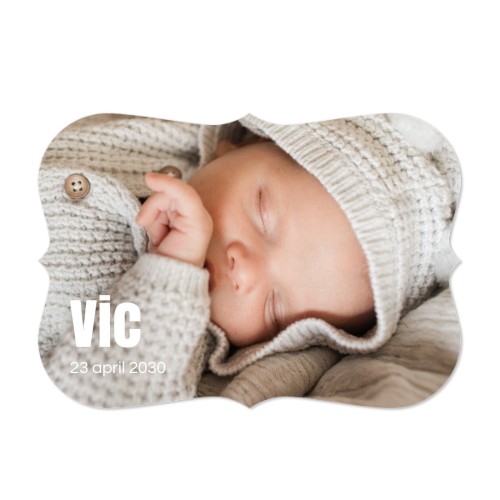 Grusskarte mit Klammer-Rahmen Querformat 14,3 x 10 cm