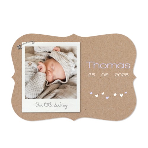 Single card with brackets Landscape 14,3 x 10 cm Single card with brackets Landscape 14,3 x 10 cm