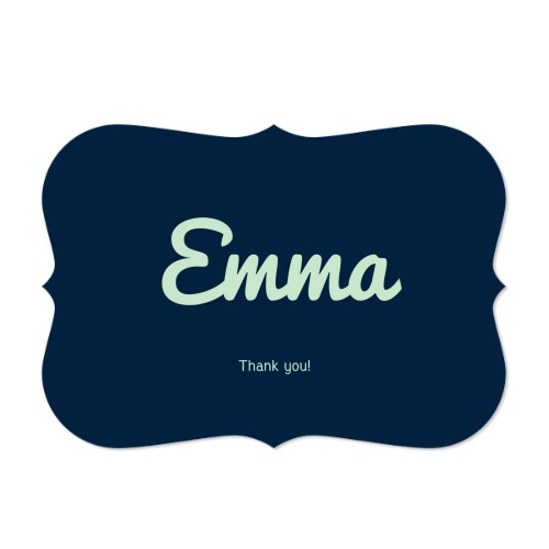 Faire-part 1 volet Accolades paysage 14,3 x 10 cm