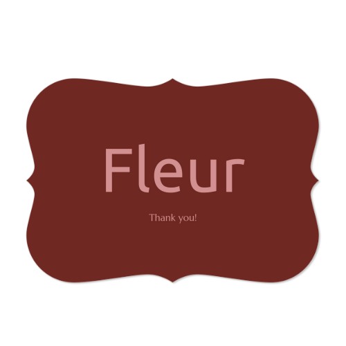 Faire-part 1 volet Accolades paysage 14,3 x 10 cm Faire-part 1 volet Accolades paysage 14,3 x 10 cm