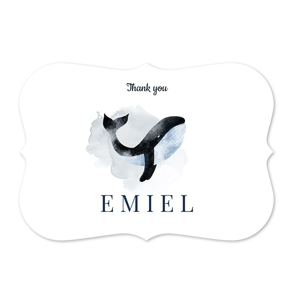 Single card with brackets Landscape 14,3 x 10 cm