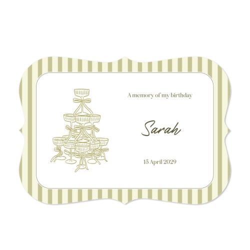 Faire-part 1 volet Accolades paysage 14,3 x 10 cm Faire-part 1 volet Accolades paysage 14,3 x 10 cm