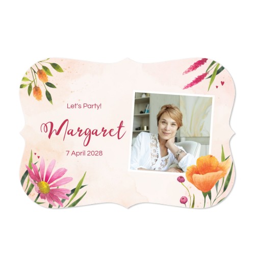 Fotokaart accolade liggend 14,3 x 10 cm