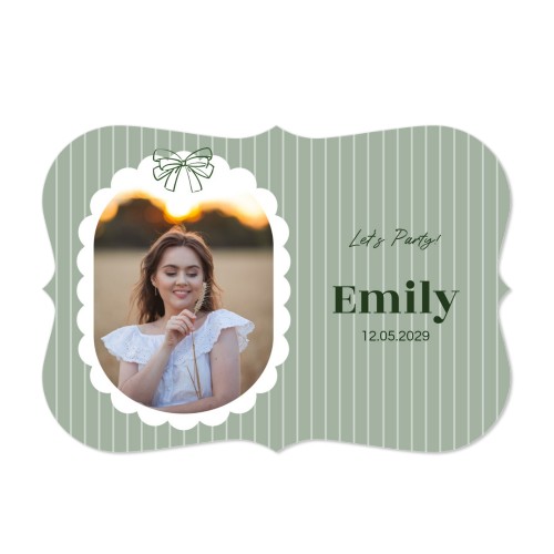 Single card with brackets Landscape 14,3 x 10 cm Single card with brackets Landscape 14,3 x 10 cm