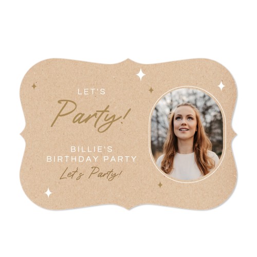 Faire-part 1 volet Accolades paysage 14,3 x 10 cm