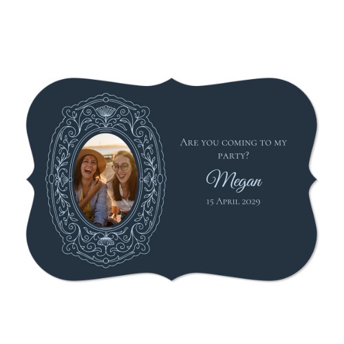 Single card with brackets Landscape 14,3 x 10 cm