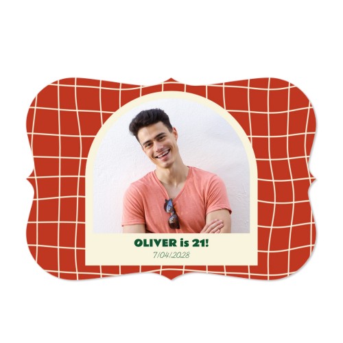 Faire-part 1 volet Accolades paysage 14,3 x 10 cm