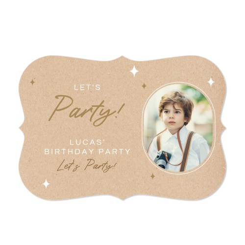 Faire-part 1 volet Accolades paysage 14,3 x 10 cm Faire-part 1 volet Accolades paysage 14,3 x 10 cm