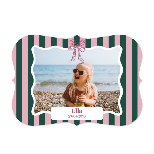 Single card with brackets Landscape 14,3 x 10 cm