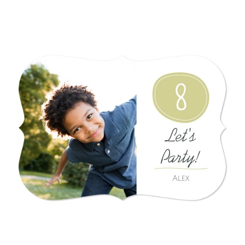 Single card with brackets Landscape 14,3 x 10 cm