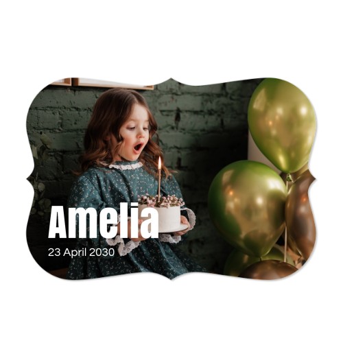 Faire-part 1 volet Accolades paysage 14,3 x 10 cm Faire-part 1 volet Accolades paysage 14,3 x 10 cm