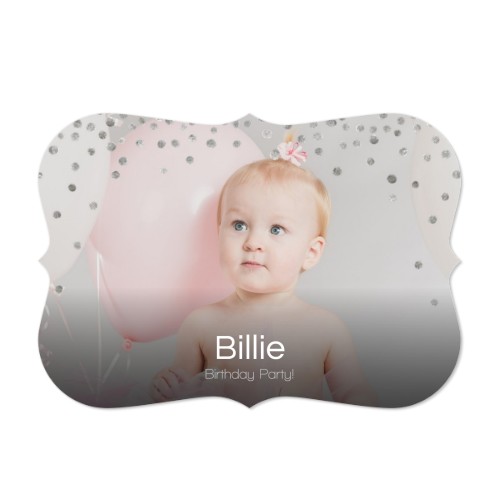 Grusskarte mit Klammer-Rahmen Querformat 14,3 x 10 cm