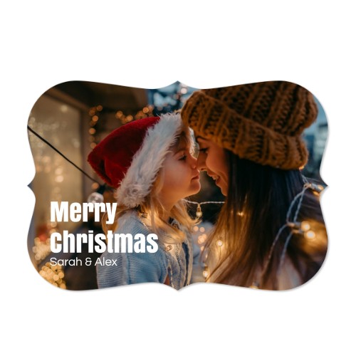 Faire-part 1 volet Accolades paysage 14,3 x 10 cm