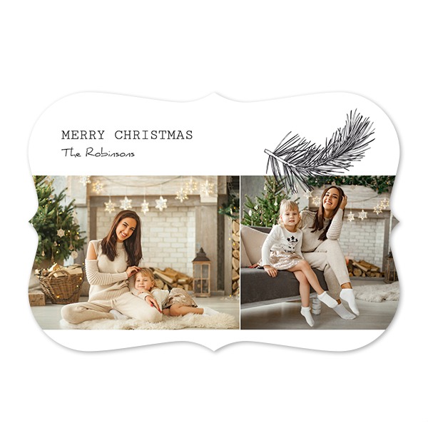 Klassiset Kuvakortit aaltoreunoilla Vaaka 14,3 x 10 cm