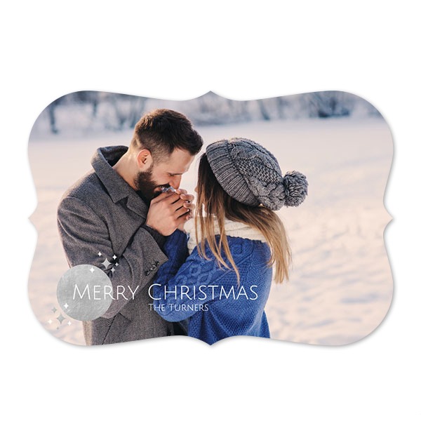 Single card with brackets Landscape 14,3 x 10 cm