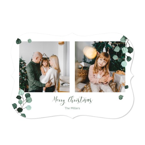 Grusskarte mit Klammer-Rahmen Querformat 14,3 x 10 cm