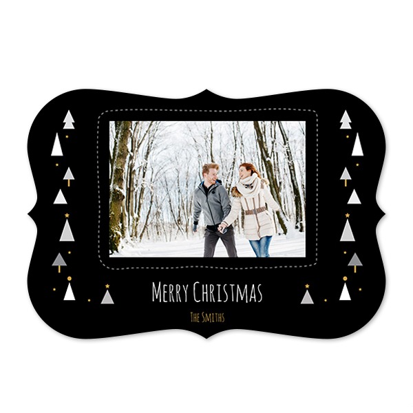 Single card with brackets Landscape 14,3 x 10 cm