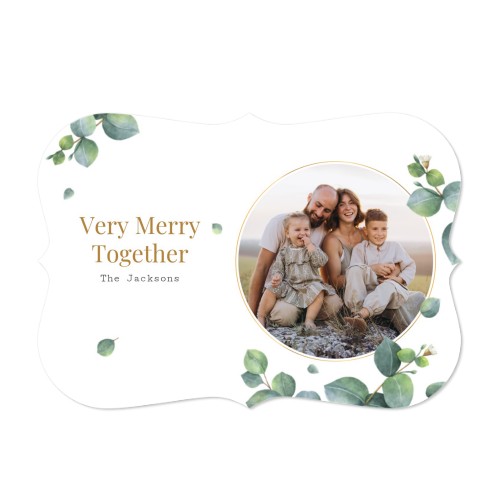 Single card with brackets Landscape 14,3 x 10 cm