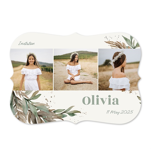 Single card with brackets Landscape 14,3 x 10 cm Single card with brackets Landscape 14,3 x 10 cm