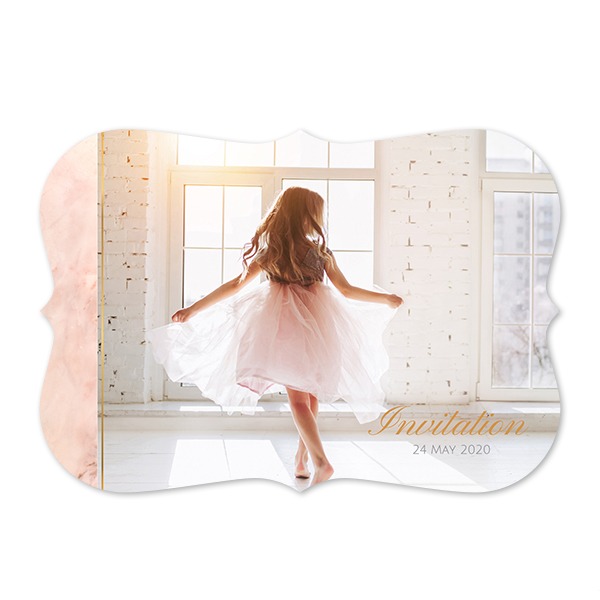 Single card with brackets Landscape 14,3 x 10 cm Single card with brackets Landscape 14,3 x 10 cm