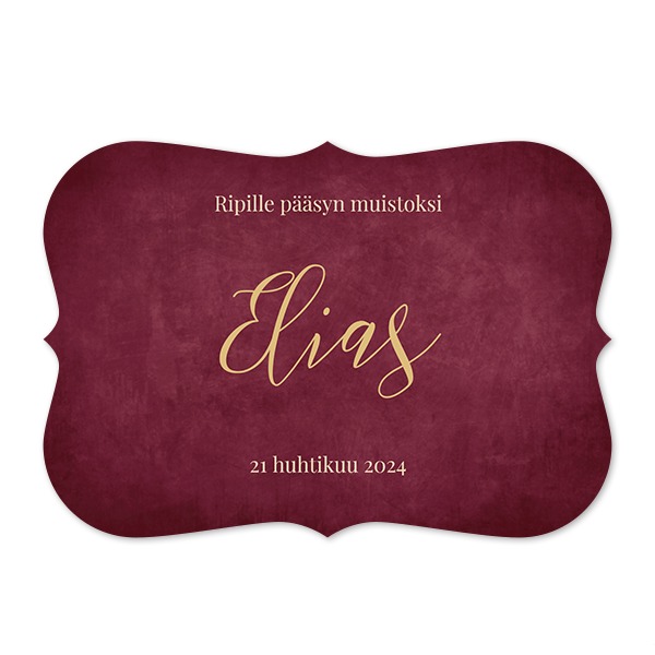 Klassiset Kuvakortit aaltoreunoilla Vaaka 14,3 x 10 cm