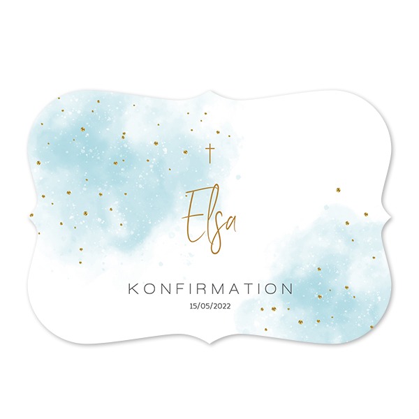 Enkla Fotokort med spetskant Liggande 14,3 x 10 cm