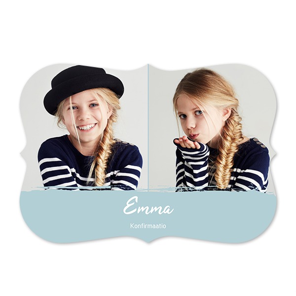 Klassiset Kuvakortit aaltoreunoilla Vaaka 14,3 x 10 cm