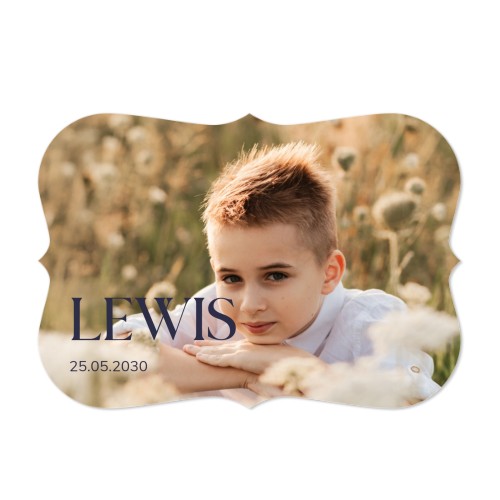 Fotokaart accolade liggend 14,3 x 10 cm