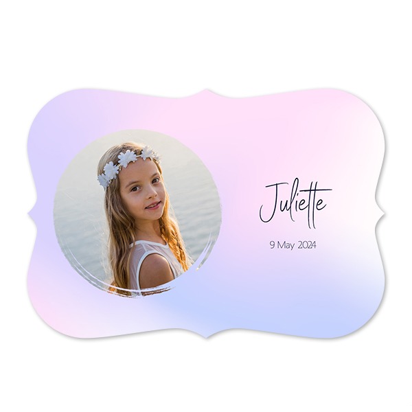 Fotokaart accolade liggend 14,3 x 10 cm Fotokaart accolade liggend 14,3 x 10 cm