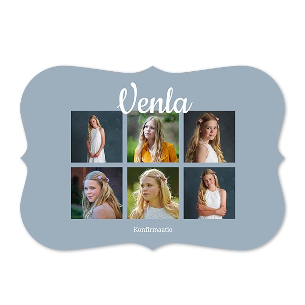 Klassiset Kuvakortit aaltoreunoilla Vaaka 14,3 x 10 cm