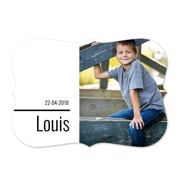 Fotokaart accolade liggend 14,3 x 10 cm Fotokaart accolade liggend 14,3 x 10 cm