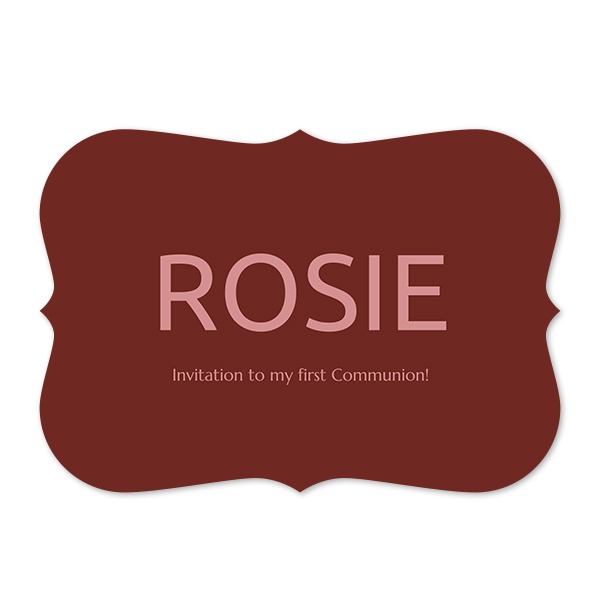 Faire-part 1 volet Accolades paysage 14,3 x 10 cm