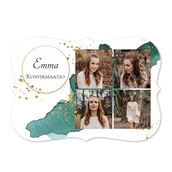 Watercolor Golden Circle