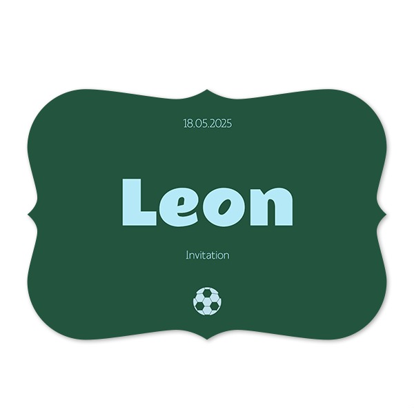 Faire-part 1 volet Accolades paysage 14,3 x 10 cm